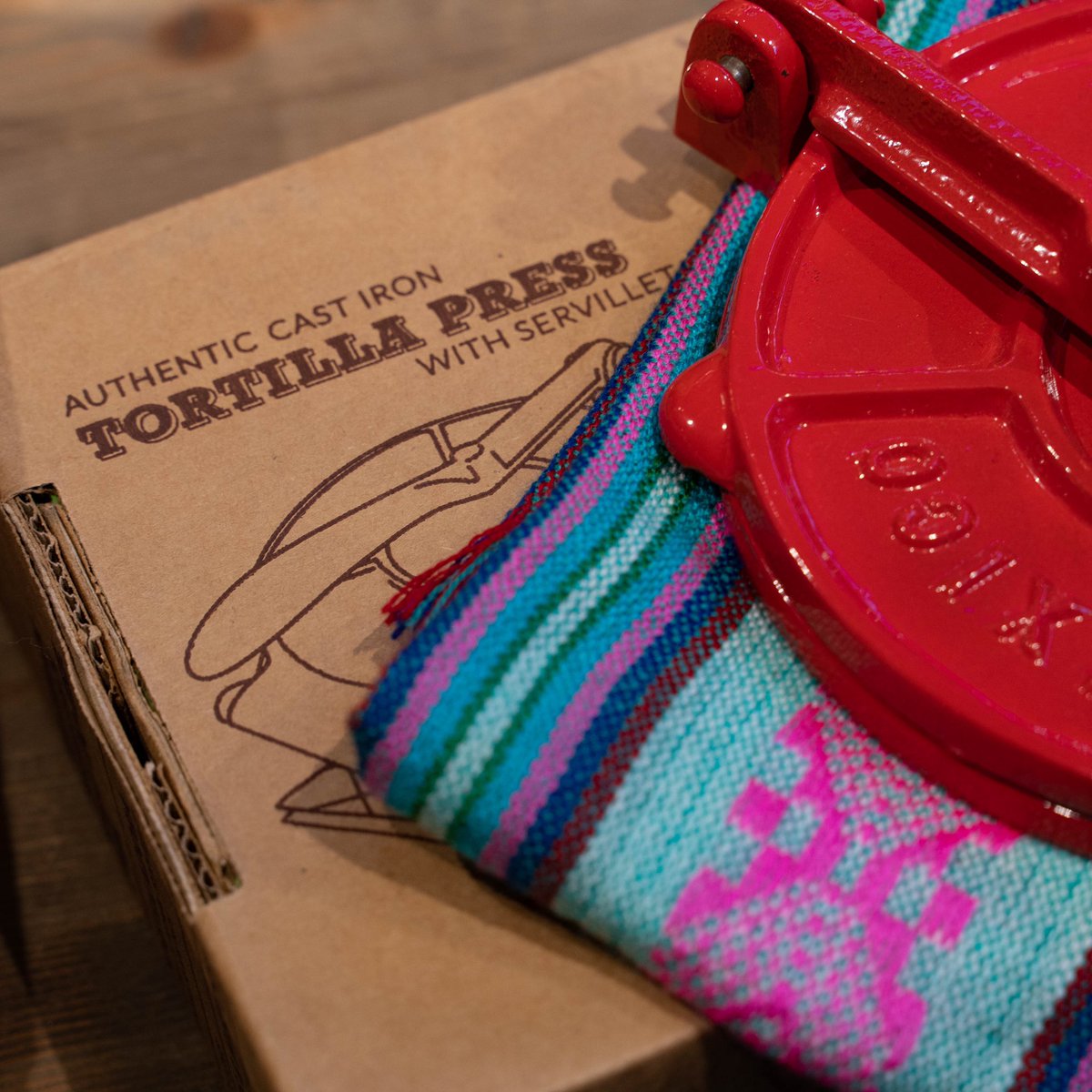 Tortilla Press
Do you use tortillas often? Ever thought of making your own tortillas? South China Seas carries the tools and ingredients you need to make your own. All you need is a tortilla press, masa harina and a bit of warm water.

#southchinaseas1 
#granvilleislandmarket