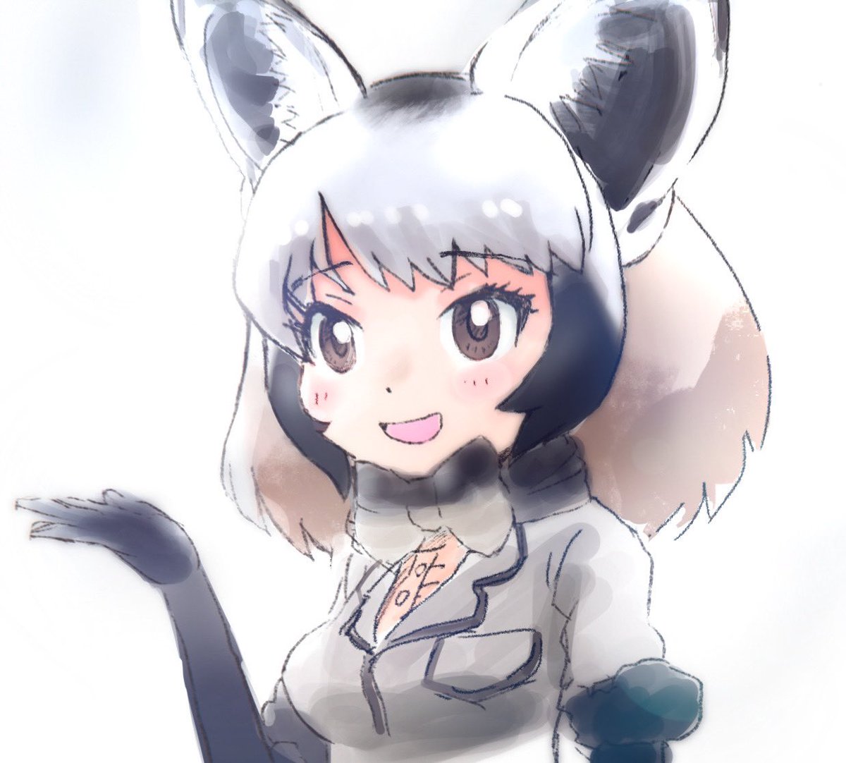 けものフレンズ オオミミギツネちゃん けもフレ3 イエイヌちゃんのイラスト けものフレンズ オオミミギツネちゃん けもフレ3 イエイヌちゃんのイラスト