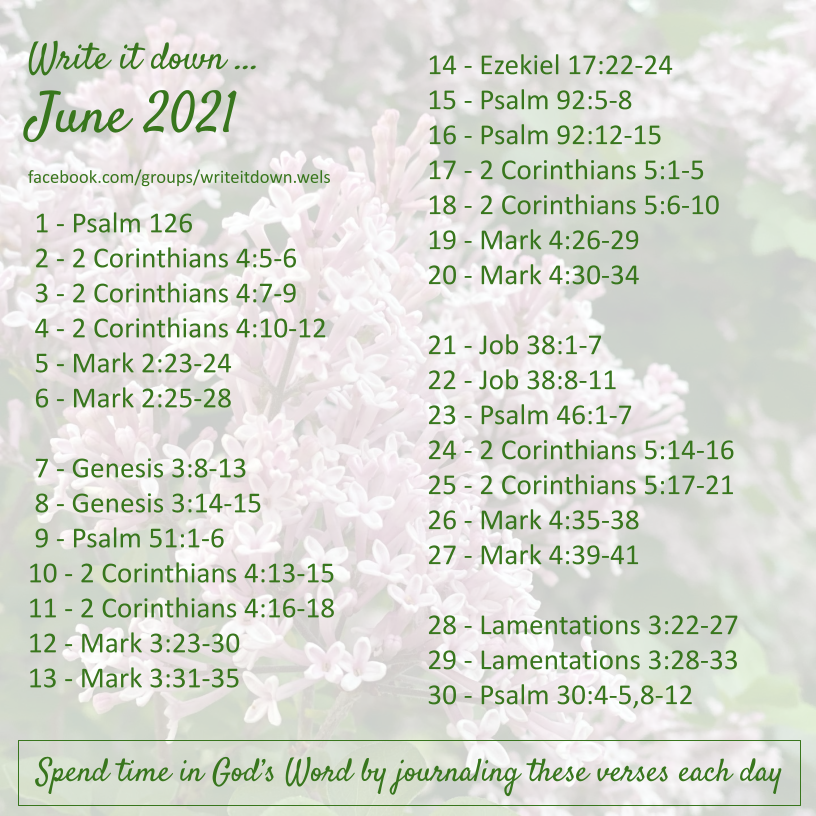 salliedraper's tweet photo. Hot off the press ... the June verses! I pray they are a blessing as you write these verses in your journal and on your heart. https://t.co/JV20v4bGtt