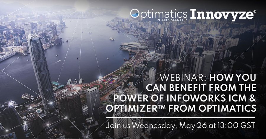 optimatics's tweet photo. Join us Wednesday, May 26 at 13:00 GST for “How You Can Benefit From the Power of InfoWorks ICM and Optimizer™ from Optimatics,” and register for the webinar here 👉 https://t.co/tHhONytEco
#Optimatics #Software #Optimizer #Engineering #Water #InfoWorks #Innovyze #Webinar https://t.co/zUvdGH1AP9