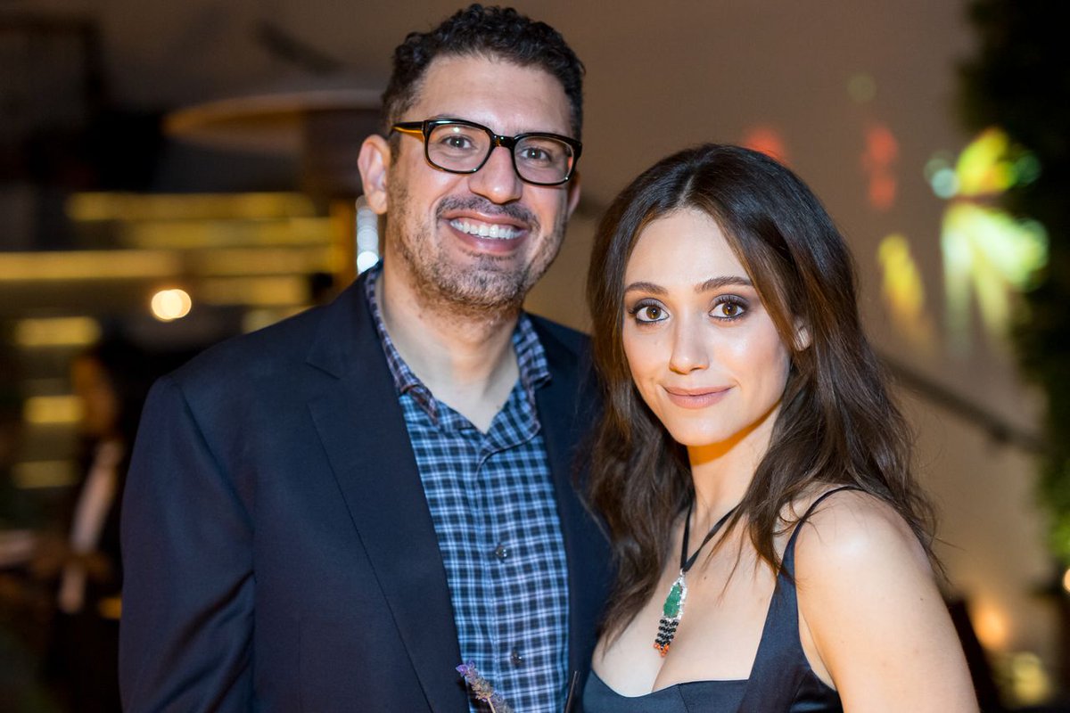 Surprise! Emmy Rossum welcomes baby with N.J. director Sam Esmail.