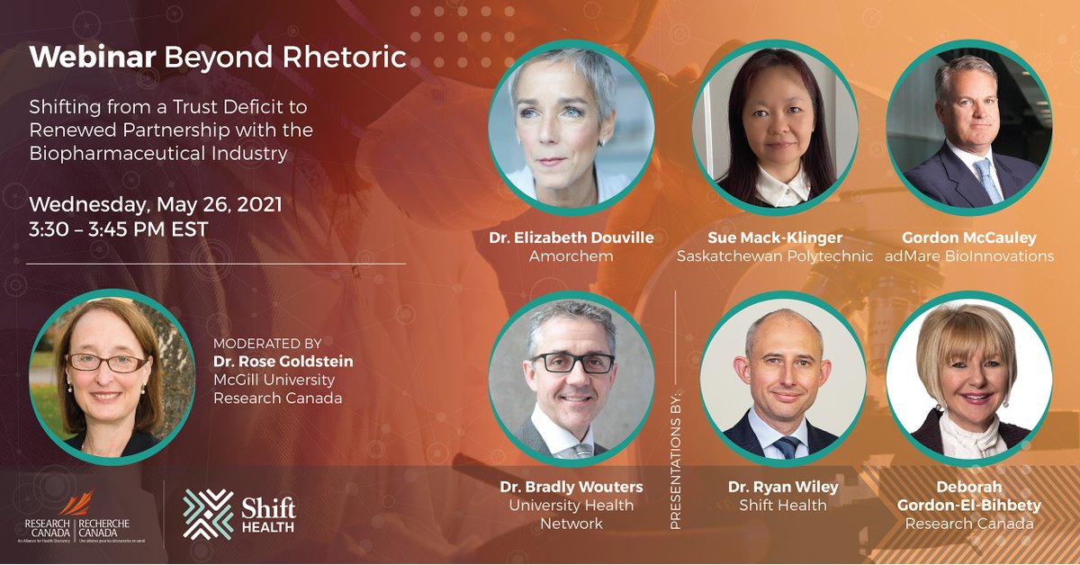ResearchCda's tweet photo. Have you read our latest report on what a robust health research and innovation ecosystem with a strong biopharma presence can do for Canada?
Join our webinar where we dive into the trust deficit and industryβs role in the health + innovation ecosystem:
https://t.co/OrQiDJNqcZ https://t.co/AELCVA3MeT