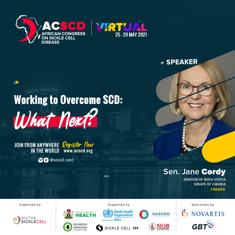 I am excited to have been invited to speak tomorrow (May 26) at the 2nd African Congress on Sickle Cell Disease. I am looking forward to meeting virtually with so many patients and advocates from around the world. #acscd21 #SickleCell acscd.org