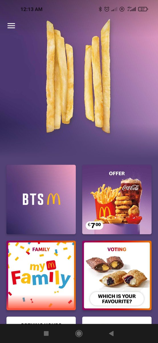 Rencsiikehh's tweet photo. Wow Austria's McDonald's app is niiiiiice
#BTS #TheBTSmeal https://t.co/SUDCwNTGKg