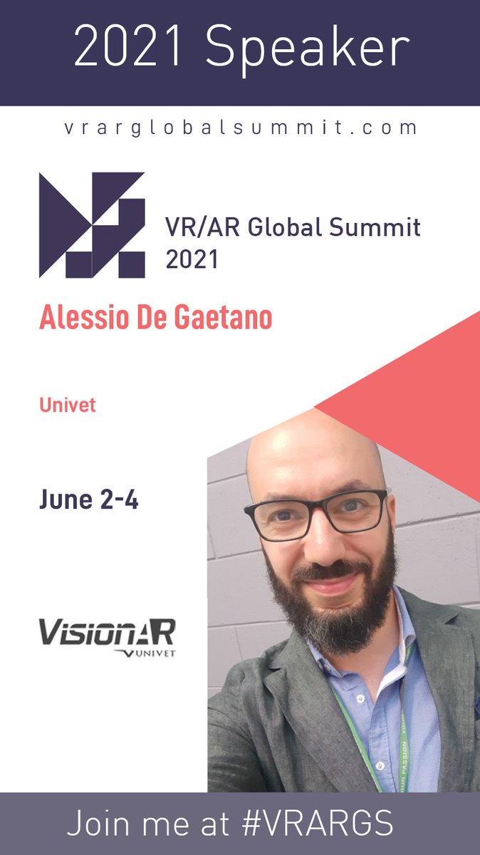ImmerseSummit's tweet photo. #VRARGSSpeaker announcement!
Join us as Alessio De Gaetano of @UnivetEyewear presents "How to move from POC to full deployment of AR Technology?"
#AR #XR #laserprotection #EPIC #photonics #industry #optics #laser
#vrargs21 #VRARGS - Get Tickets! https://t.co/rcWqlDtC6T https://t.co/qv1mvrkdXO