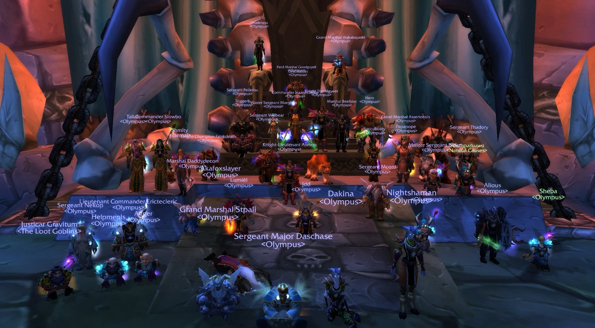 Asmongold's tweet image. Classic has ended, our final screenshot after killing KT for the last time. 

Incredible to see people I've raided with since P1, Classic Beta, and even in original 2007 BC still together, still popping off

This is what the game is all about
