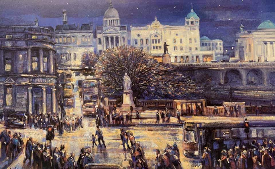 The late Aberdeen artist, Eric Auld, created many resplendent paintings of his cherished north east and it’s hardly surprising his work is so highly regarded. The picture of the Mither Kirk was unveiled for the quincentenary in 1998!