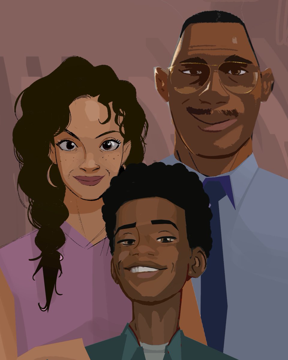 SpiderVerse's tweet image. "Our family doesn't run from things, Miles."