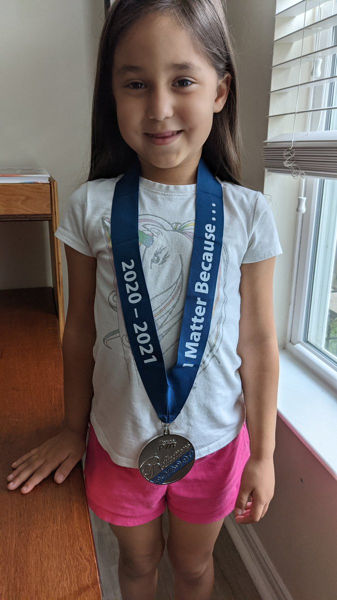 MistaB10's tweet photo. She got her medal for her artwork which placed in this year's @txstatepta Reflections contest! Congrats! @GalenaParkISD @SamHoustonEl #IMatterBecause #creativity https://t.co/MfdVPgPumH