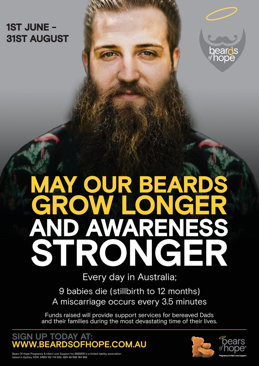 BeardsHope's tweet photo. Sign up and help raise much needed funds for our cause: https://t.co/XET60w8kgA

Beard Season starts June 1st!!! 🧔 https://t.co/BkFykBcJgt
