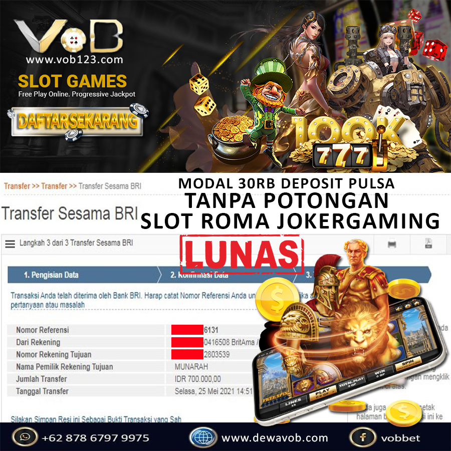 GamingVob's tweet photo. #depositpulsatanpapotongan #slotonline #situsslotonline #vobbet #victoryonlinebetting #gameslotonline #slotgacor #slotonlinegacor #slotgacoronline #freebet #freechip #dirumahaja #agenslotonline #pragmaticslot #habaneroslot #pgsoftslot #jokergaming #jokerslot #romaslot #tembakikan https://t.co/xnpL9vwGPN