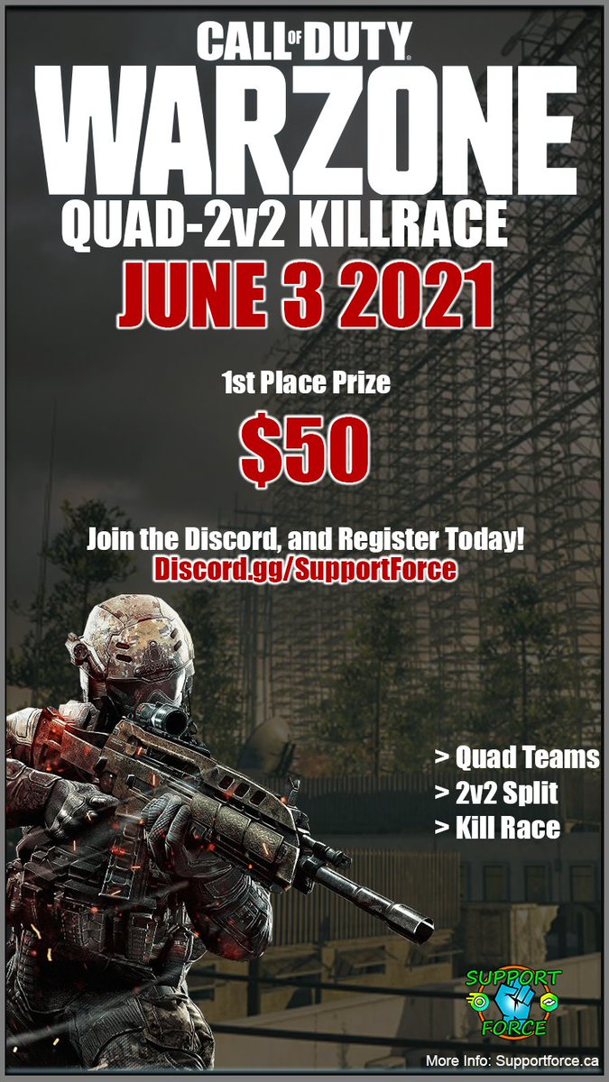 Panic_co's tweet photo. #Warzone #tournament #killrace #supfam @Sup_Force
SIGN UP TODAY
https://t.co/MfSyT04jok https://t.co/A1GVNvBWMm