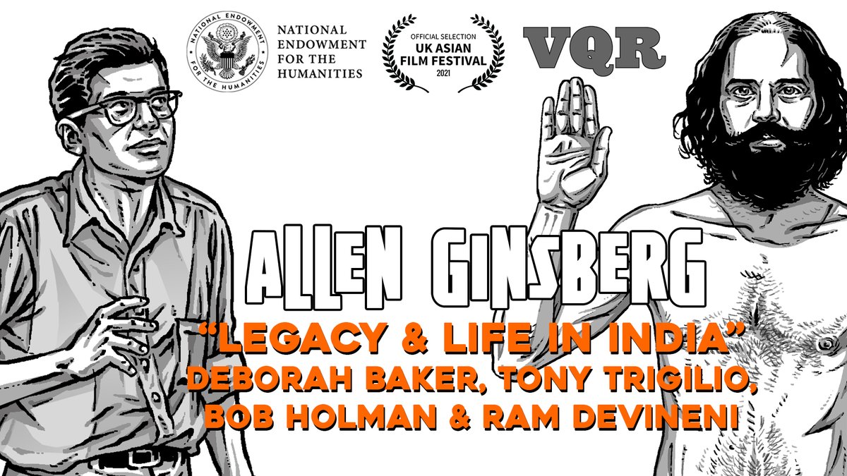 rattapallax's tweet image. Watch on poet Allen Ginsberg’s birthday a conversation with DEBORAH BAKER, BOB HOLMAN, TONY TRIGILIO &amp;amp; RAM DEVINENI about "Allen Ginsberg's Legacy and Life in #India”  JUNE 3: youtu.be/FdYJf8G8IfA 
Supported by @NEHgov
#allenginsberg #beats #poetry #poems #poet