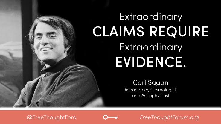 تويتر \ Kourosh Kalantar-Zadeh على تويتر: "“Extraordinary claims require  extraordinary evidence.” - Carl Sagan https://t.co/0AoUy7BGen"