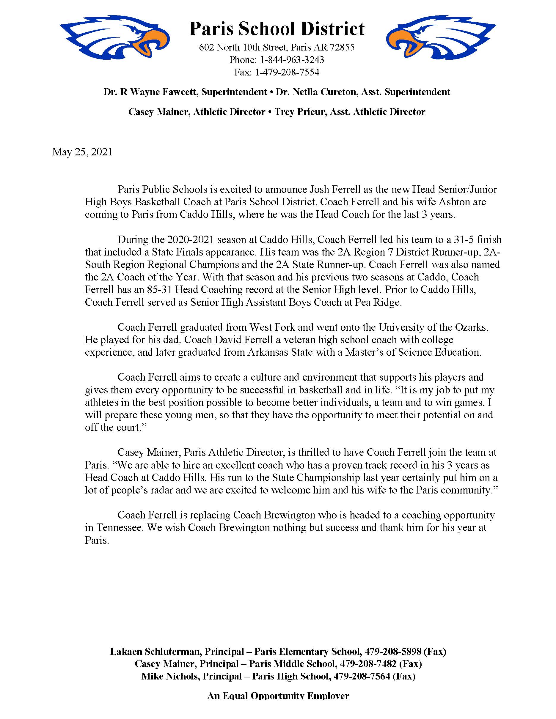 Paris Arkansas Elementary School