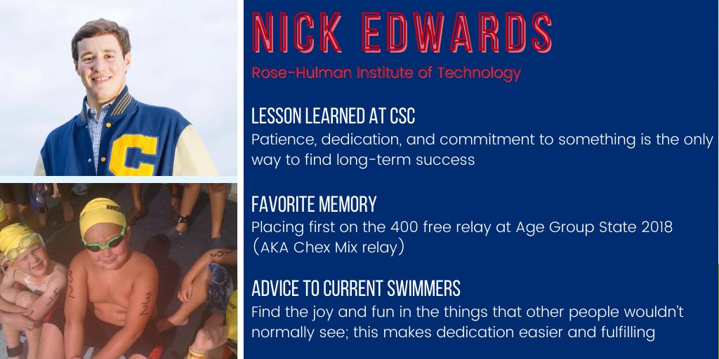 Congratulations 2021 Carmel High School graduate, Nick Edwards!