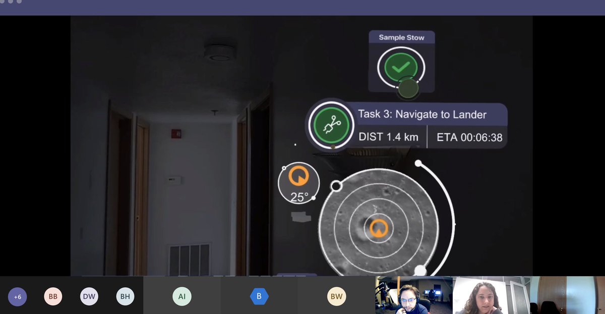 SuitsBUEarth's tweet photo. Here are a few screenshots from our #nasasuits Test Day! Awesome job everyone! 💫🚀 https://t.co/syilHWp2sQ