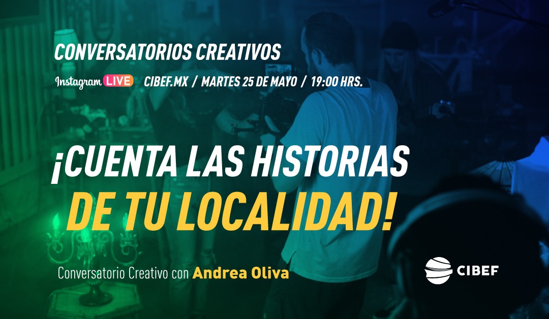 cibef_mx's tweet photo. Únete al conversatorio creativo ✍🏻 con la documentalista Andrea Oliva (@andieoliva ) y descubre distintas formas de narrativa documental que puedes usar al contar historias. HOY martes 25 de mayo de 2021 a través de nuestro instagram ✨
#documentary #cinema #CIBEF #MaestrxsCIBEF https://t.co/XfA5npKP6r