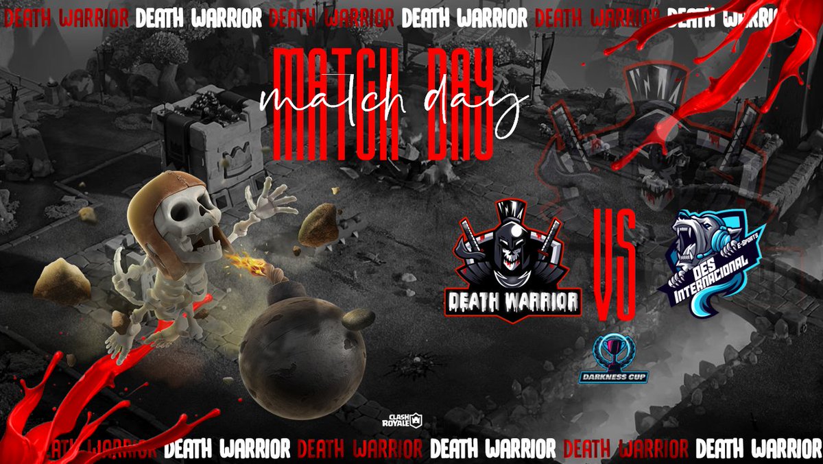 #CR | MATCH DAY 

Hoy nos enfrentamos ante un furioso rival 💀🔥.

🏆 | <a href="/DarknessCup_/">.</a>
🆚 | @DES_InterCr
⚔️ | Ronda 2
⏰ | 08:30 P.M. 🇵🇪

#GoDW 
🎨 | <a href="/CaveQs/">QS I Cave</a>