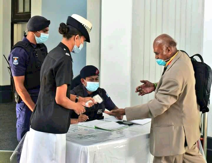 Bula
It's Day 2 of Parliament Sitting.
<a href="/SimioneRasovaMP/">Simione Rasova</a> <a href="/LyndaTabuya/">Lynda Tabuya</a> <a href="/AQionibaravi/">Adi Litia Qionibaravi</a> <a href="/aseriradrodro/">Aseri Radrodro</a> <a href="/MPBulanauca/">Mitieli Bulanauca</a>
#Fiji #FijiParliament #Covid19