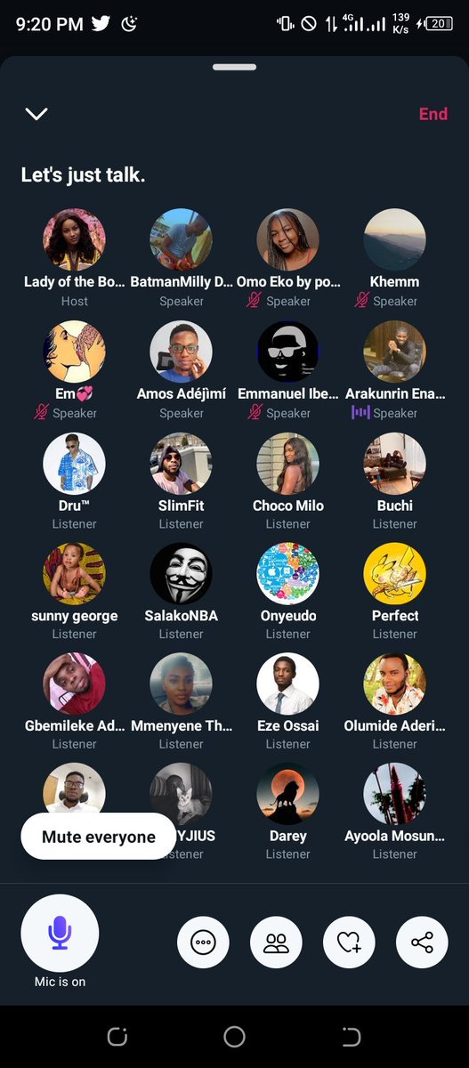 DrusillaIbo's tweet photo. Thank you to everyone that participated. Y'all are amazing. PS. Don't forget #MoneyHour is tomorrow at 9pm.
@TomiAdelusi @TimiIdowu2 @batmanmilly @omoadejimi @deedooh @Emmanthoo @AsaNwanyiEnugu @Zoeinc_ @TheEmmaIbekwe @timistyyne @lady_kemisola @Eemeyrald @ibuchix https://t.co/71aev1pL28