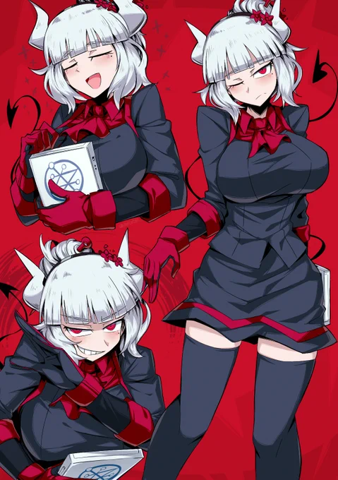 Lucifer, the Maid Demon #Helltaker #Examtaker 