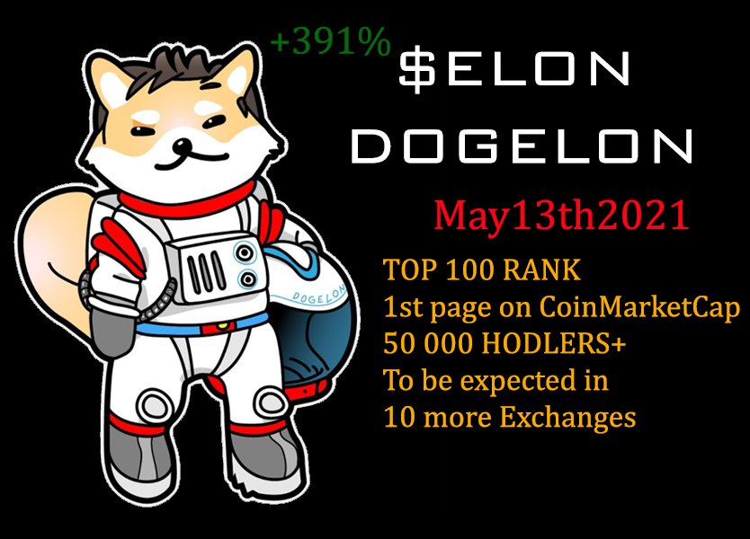 CryptoMillones's tweet photo. @elonmusk @ElonMusk is treating #Dogecoin as one of his own companies, and his intention is that it reaches $ 1, he is using his engineering and leadership to improve the development of #DOGE.  But are you behind @DogelonMars? $ELON. @elonmusk will be the "CEO of Dogelon"? https://t.co/7Va0wgcZI5