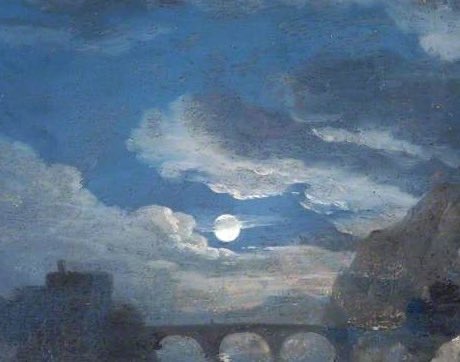 fentyfairies's tweet image. the moon in paintings