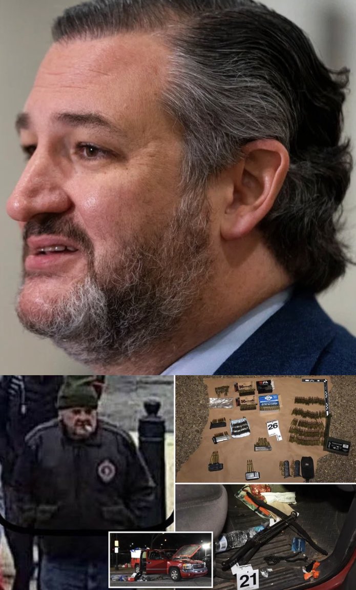 davenewworld_2's tweet photo. A few weeks before Lonnie Coffman brought an assault rifle, a handgun, and 11 mason jar bombs to the Capitol, he visited Ted Cruz's DC home and called his office. "Kremlin Cruz" used his platform to destabilize US democracy and he should be charged with stochastic terrorism. https://t.co/RdtLI6NraN