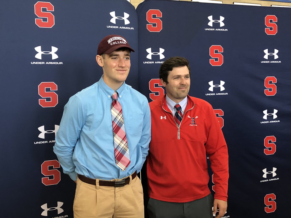 StepinacLax's tweet photo. Congratulations to Luke Phillips ‘21 who signedto continue his academic and lacrosse career at Washington College! A captain of our 2021 team, Luke is the final member of of a long line of Philips (Jack ‘15 / Mike ‘18) and his hard work and commitment to the game are unmatched! https://t.co/FfVfoBxvZs