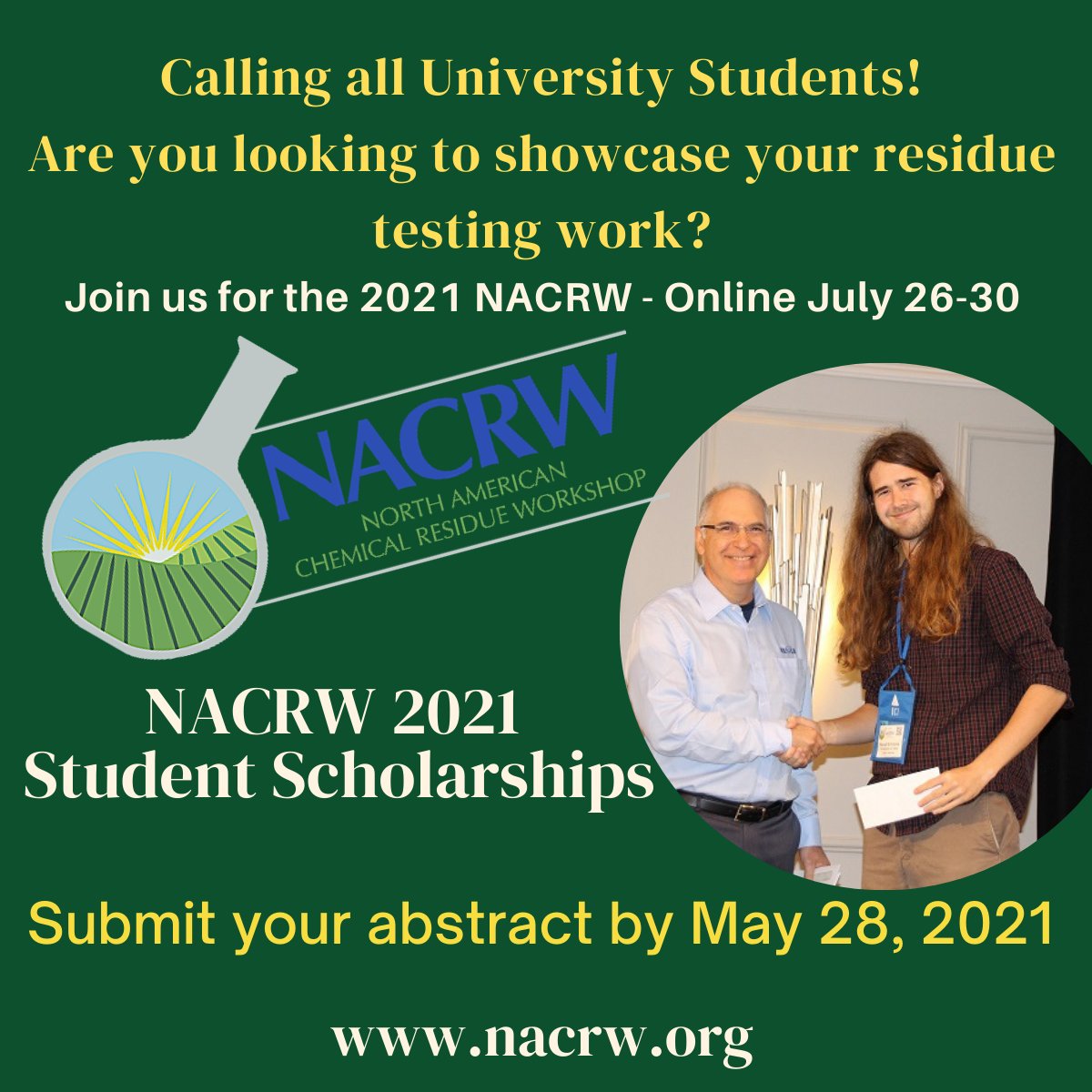 North American Chemical Residue Workshop (NACRW) tweet media