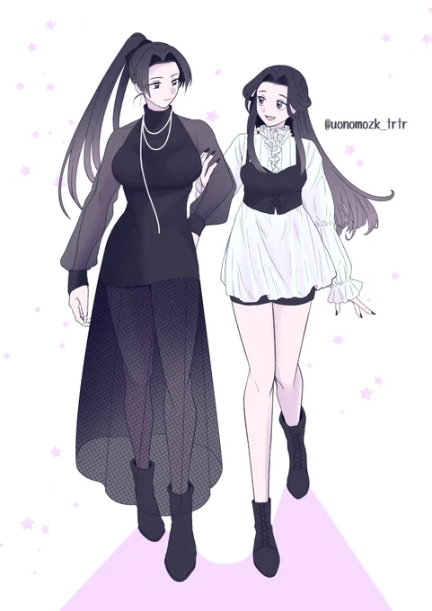 宋暁にょた百合ぱろってなんやねんてなるかもですが、にょたスキー病を患っているまちこがついにょたに走って誕生したものです。それをさらに肉付けしてくれたサカマタさんとぽちおさんと夜中語り明かしたものが合同誌となります。
絵は再掲 