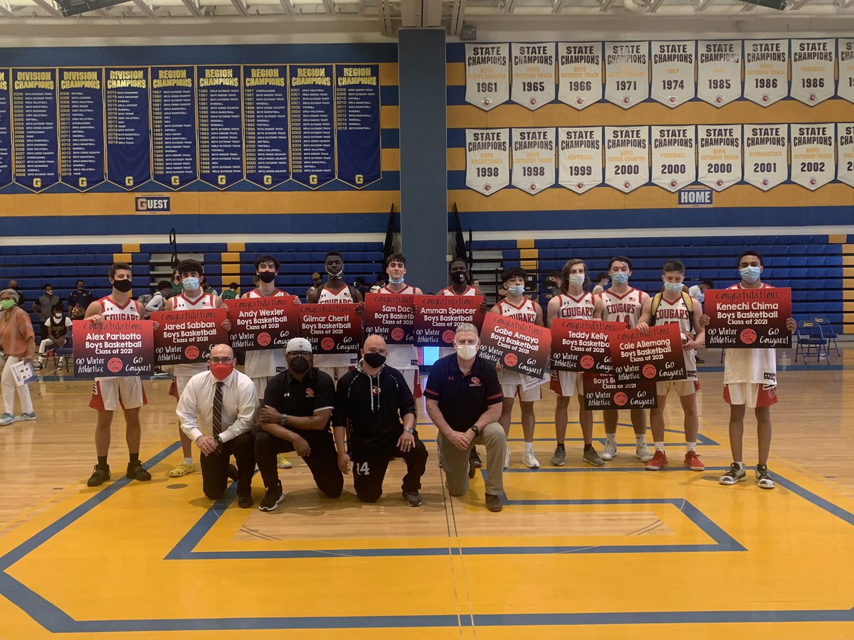 Congratulations to our Boys Basketball Senior Class of 2021! Glad you were able to have this experience and put on that Cougar uniform a couple more times! @QOHSPrin_Thomas <a href="/QOSportsNet/">QO Sports Network</a> <a href="/QOBoosters/">Quince Orchard Boosters</a> <a href="/mcpsAD/">Jeff Sullivan</a> <a href="/MCPSAthletics/">MCPS Athletics</a>