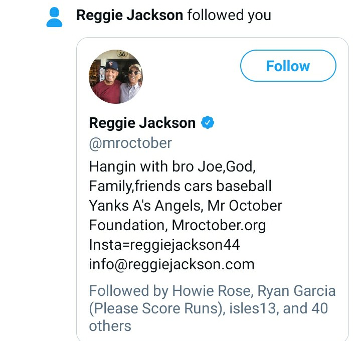 Umm sup <a href="/mroctober/">Reggie Jackson</a> u alright?