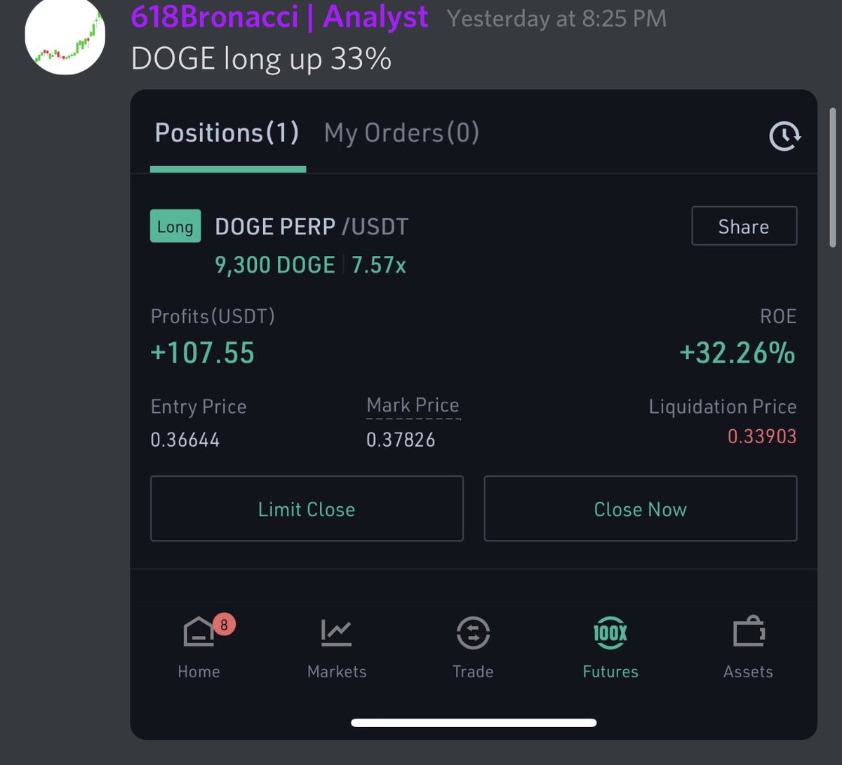 BitAlphas's tweet image. Some more profits. Gotta love the consistency 💰 #cryptocurrency #BTC #ethereum