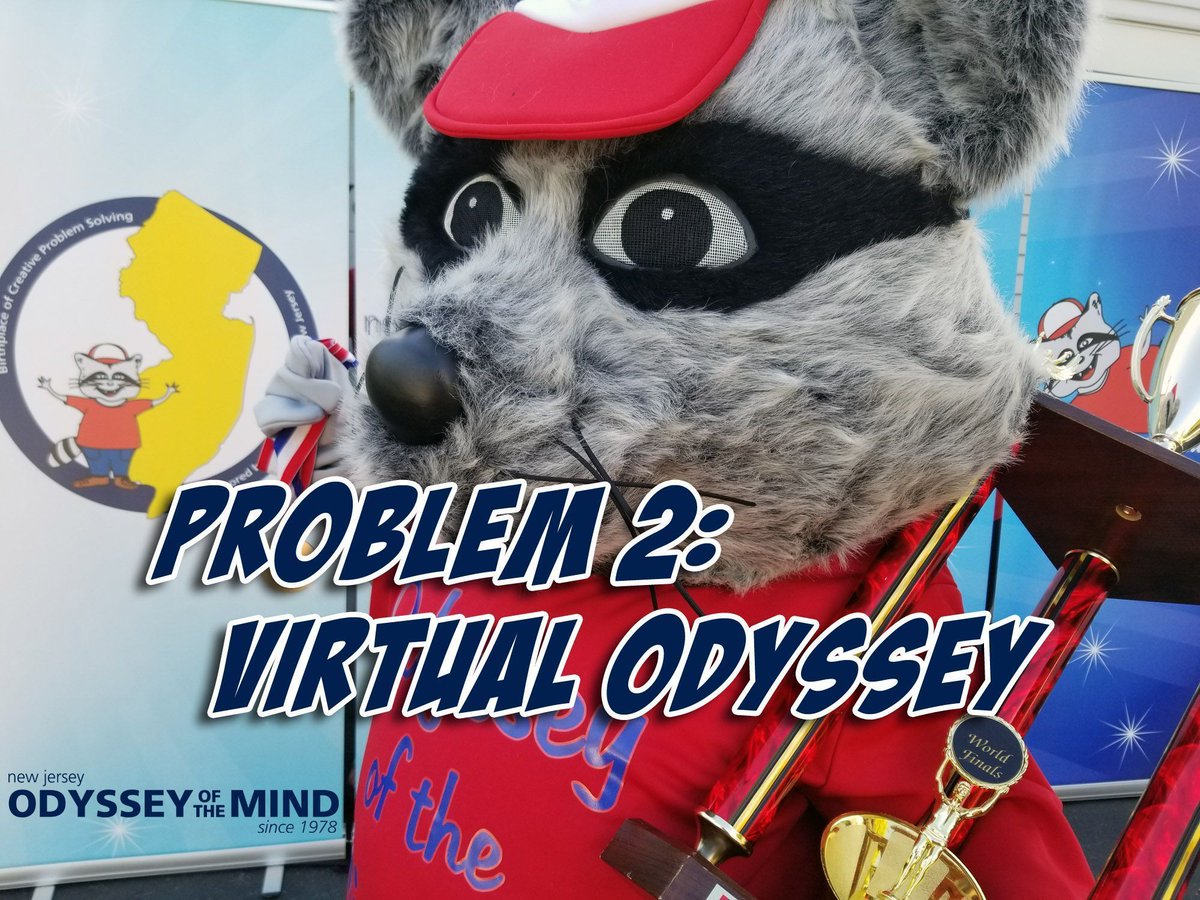 Congratulations to our Virtual World Finals teams that competed in Problem 2: Virtual Odyssey. #odysseyofthemind #odysseywf #ootm #om #creativeproblemsolving #beyondthebox #njootm