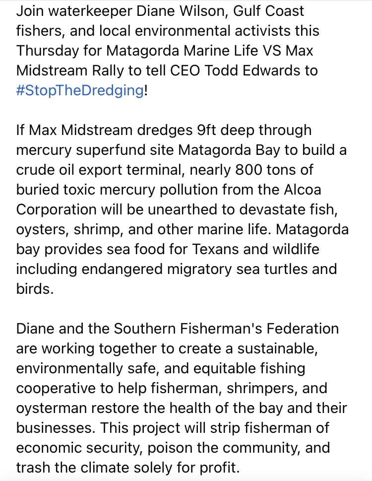 usako_endymion's tweet photo. This Thursday #houstonprotests #houston #houstontx #stopthedredging #stopoilexports https://t.co/U6xPCCOO42