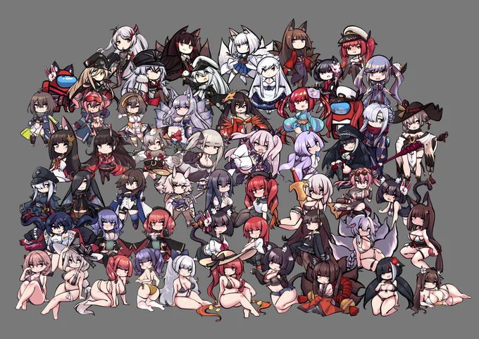 アズールレーンのデフォルメまとめ
#アズールレーン 