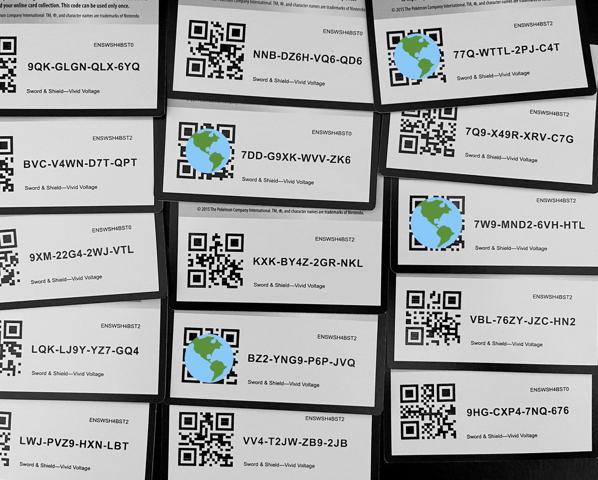 TeejVille's tweet image. Hey we need a couple code drops also!!! LFG!!! 🥳🎉🙏💯👍🌎👏⚡️ how fast can you be? Some codes will be QR open, but all do work! So yay good luck!!!! #pokemon #codecodecode 🎉🙏🌎