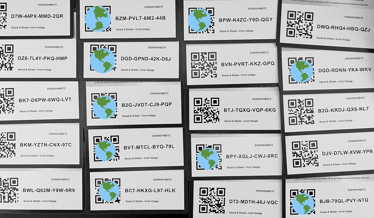 TeejVille's tweet image. Hey we need a couple code drops also!!! LFG!!! 🥳🎉🙏💯👍🌎👏⚡️ how fast can you be? Some codes will be QR open, but all do work! So yay good luck!!!! #pokemon #codecodecode 🎉🙏🌎