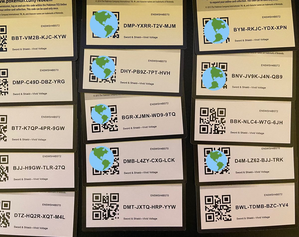 TeejVille's tweet image. Hey we need a couple code drops also!!! LFG!!! 🥳🎉🙏💯👍🌎👏⚡️ how fast can you be? Some codes will be QR open, but all do work! So yay good luck!!!! #pokemon #codecodecode 🎉🙏🌎