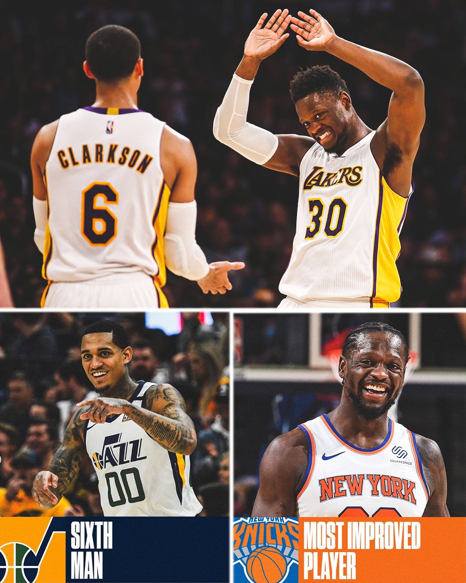 SportsCenter's tweet photo. Teammates in LA ➡️ NBA award winners 🏆 https://t.co/PM4X72XMaM