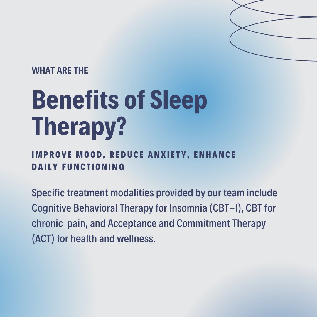 TIntegratedC's tweet photo. Did you know, May is Better Sleep Month? At The Integrated Clinic, our sleep and behavioral medicine specialists are committed to helping patients take control of their health and provide them with tools to get the sleep they need #bettersleep #sleeptherapy https://t.co/j142iNMtif
