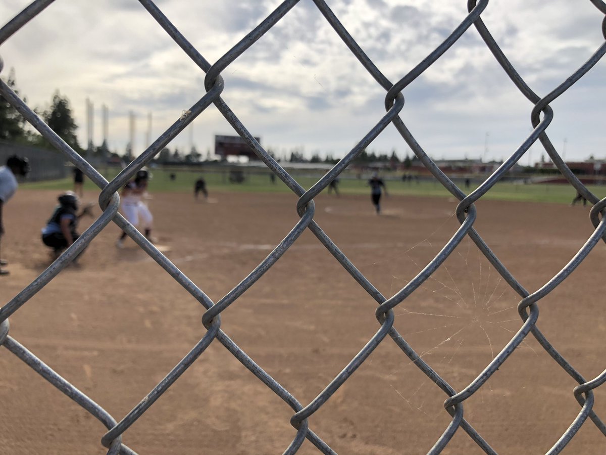 The Lady Cavs are playing a great game against the Ontario Jaguars . 14-4 at the bottom of the 6th inning.