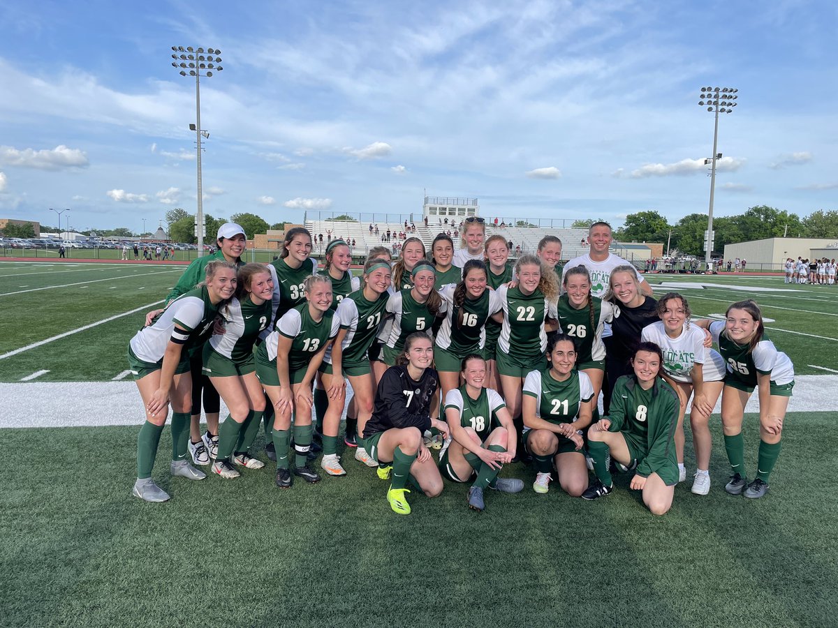 MulvaneSports's tweet photo. These ladies!!! 5 overtime’s and winning the Penalty kickoff to beat Buhler 2-1 to win the state quarterfinals and advance!! Great hard fought game ladies!! Keep it up!! 💪⚽️🥅 #WildcatPride #statebaby https://t.co/6g4YWX6mpN