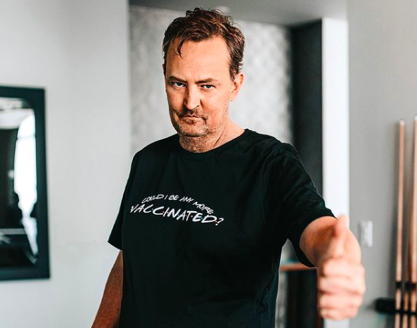 'Friends' star Matthew Perry ripped for Chandler inspired COVID shirt