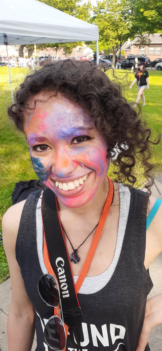 ShortStuffTiff's tweet photo. photography in order to use my face as their creative outlet. They decided to go the rainbow smurf route. This is how the finished work turned out π€£π€£
You're welcome for the laughs π€£ https://t.co/fnOcwPWEVL