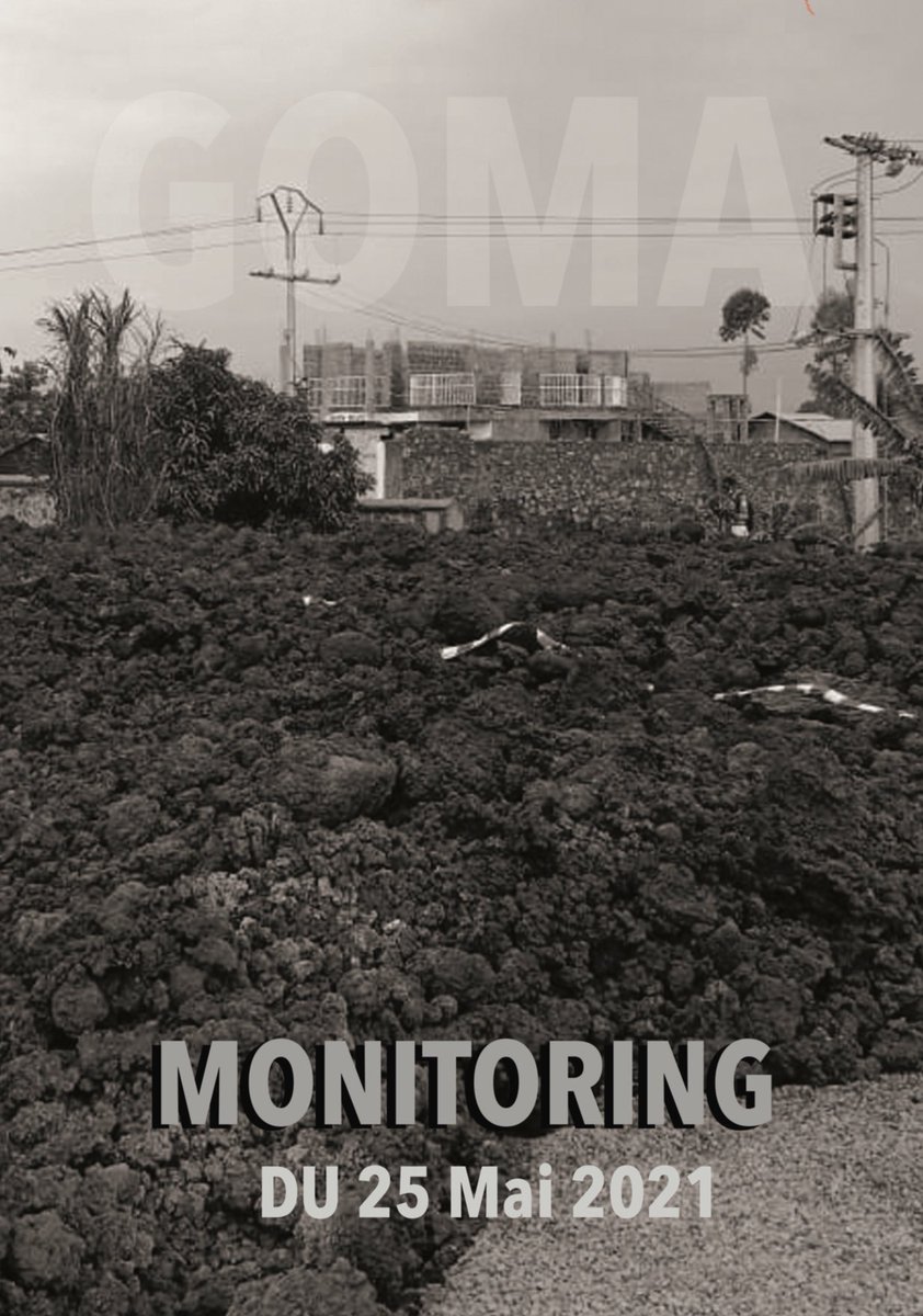 Com_mediasRDC's tweet photo. #RDC #EruptionNyiragongo Des tremblements de terre récurrents ont été observés le mardi 25 mai 2021. Toutefois, leur intensité diminue progressivement. #Monitoring - @PrimatureRDC https://t.co/vwXRJASGjB