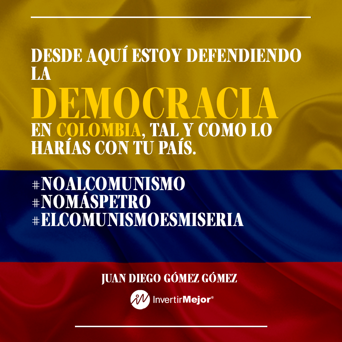 invertirmejor's tweet photo. #NoAlComunismo #NoMásPetro #ElComunismoEsMiseria #LoImportanteEs #MeEntristece #Cabalmerepresenta #ParoNacional25M #ModoIrreverente #JuanDiegoGómez #InvertirMejor® #VidaPúrpura #FelizMartes #ModoHervir 🔥🔥🔥 https://t.co/ZIrKOWu48c https://t.co/FQz6aXKhxL