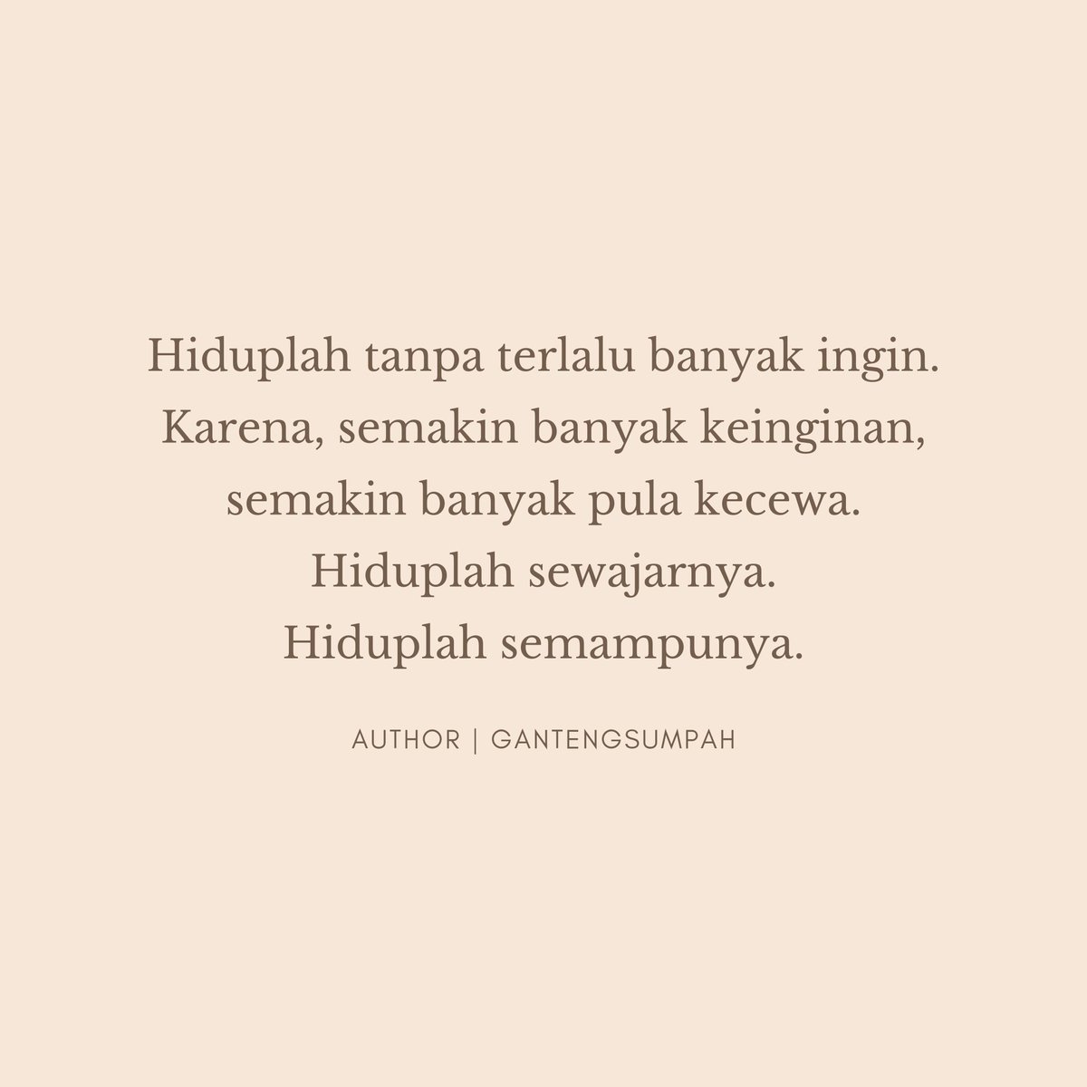 gantengsumpah's tweet photo. Pengingat untuk diri sendiri. https://t.co/qU7zPTfEg3